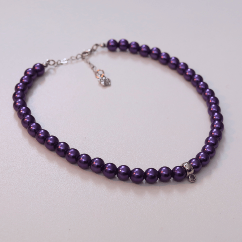Coleira Charm - Roxa