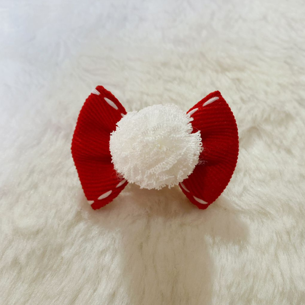 Laço Amora Jeans - Vermelho