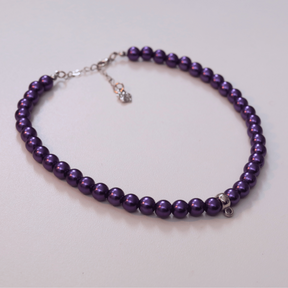 Coleira Charm - Roxa