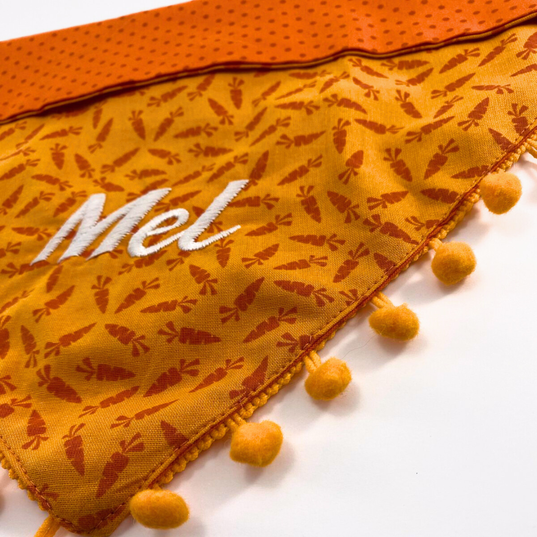 Bandana Personalizada Bunny - Cenouras