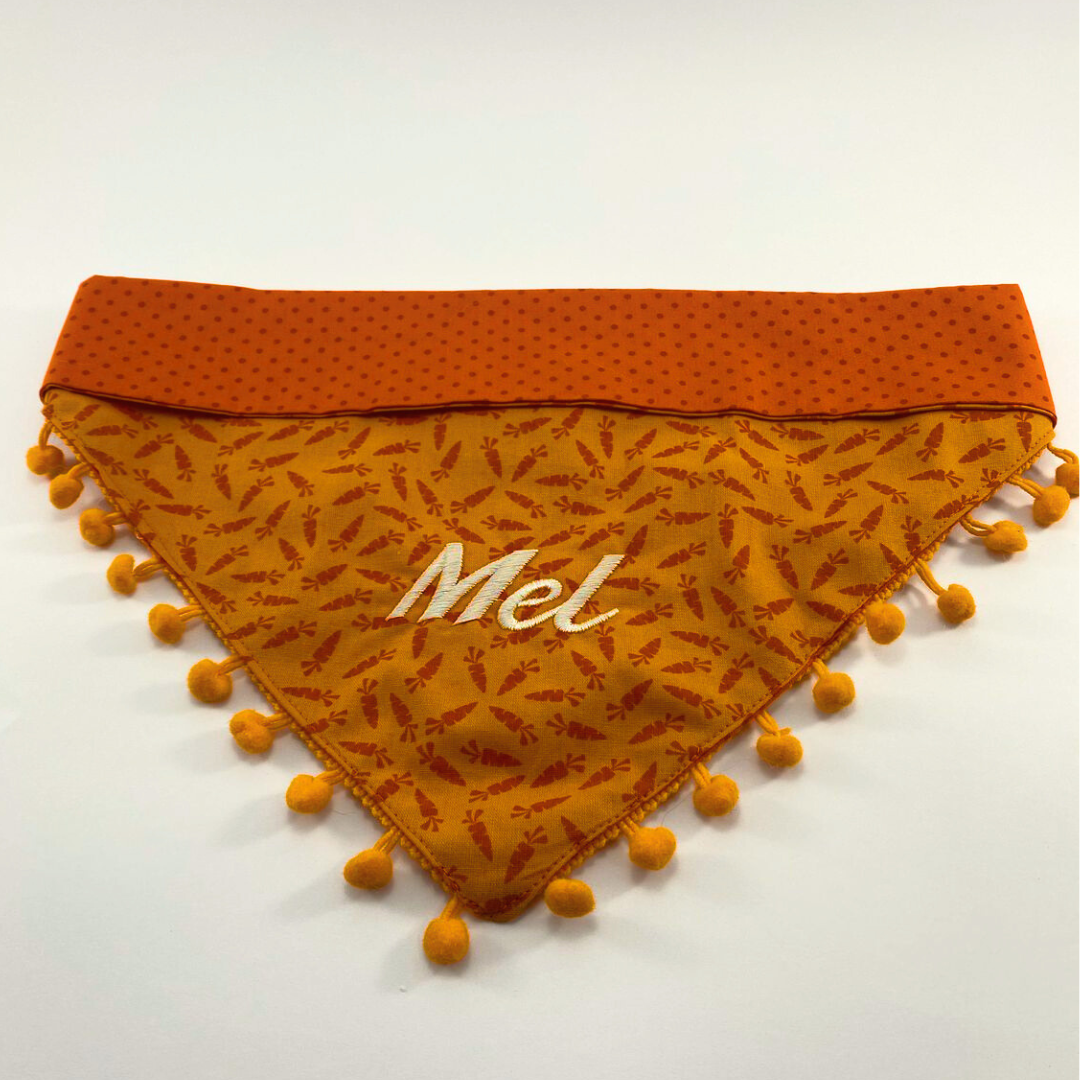 Bandana Personalizada Bunny - Cenouras