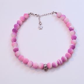 Coleira Glamour Pet - Rosa e Roxo