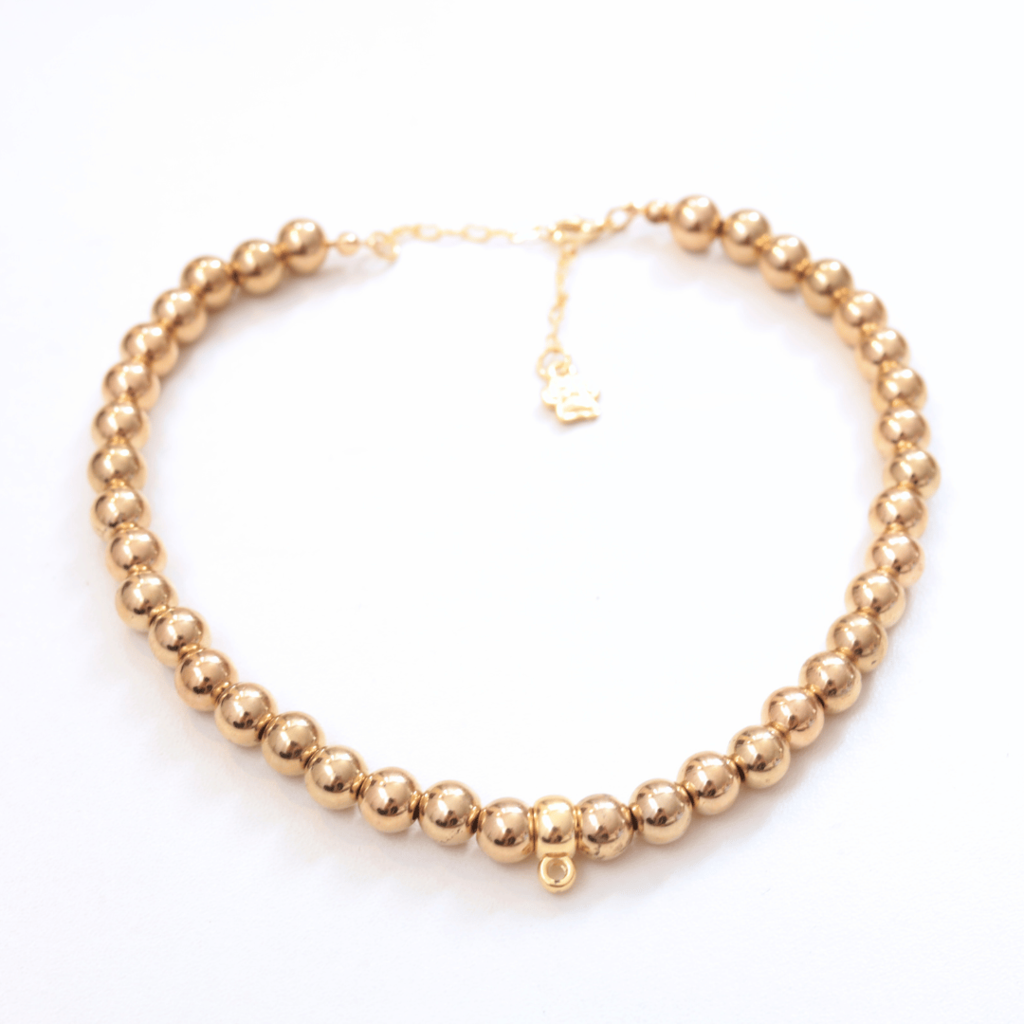 Coleira Charm - Dourada